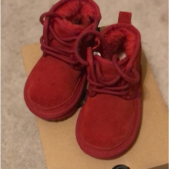 Red toddler ugg boots hotsell
